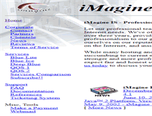 Tablet Screenshot of imagineis.com